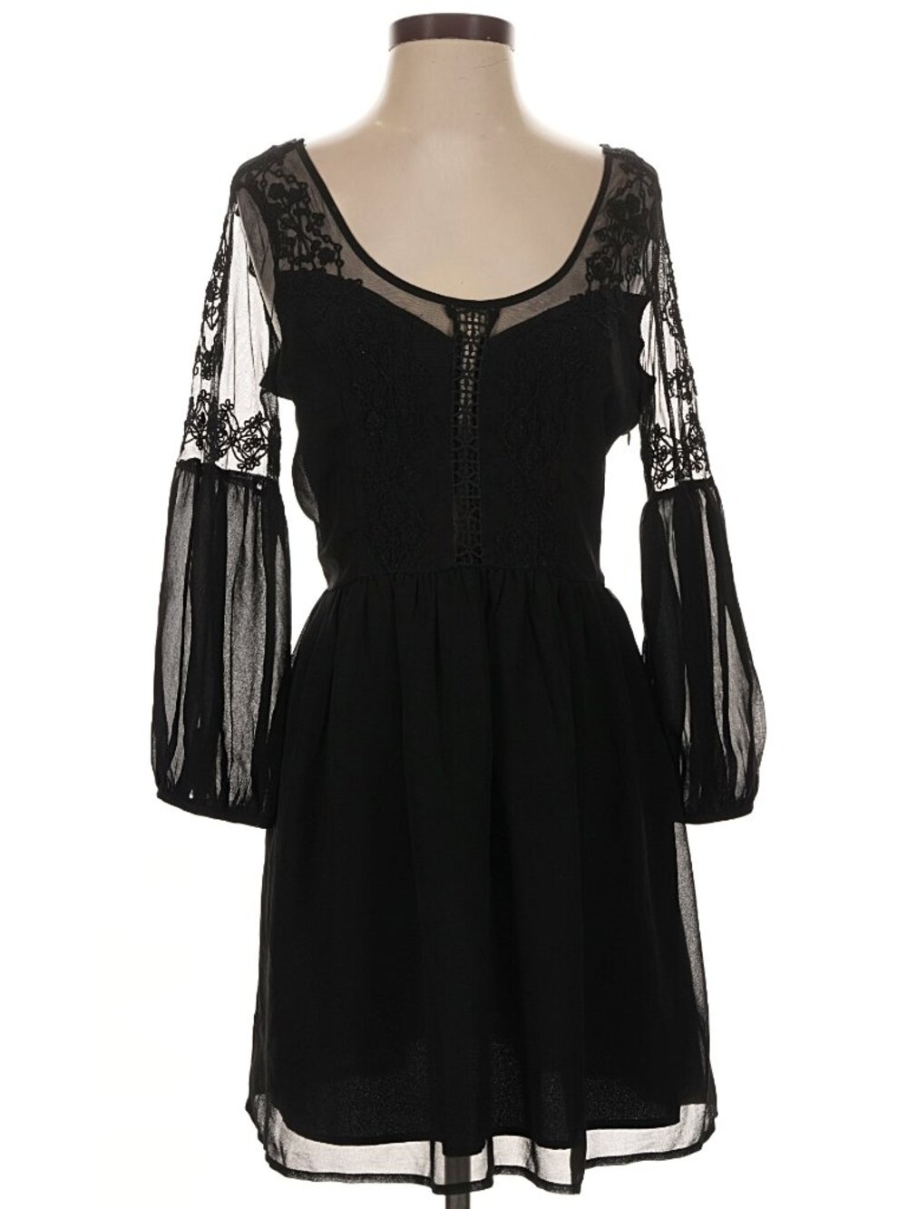 Boho Goth Sheer Dress
